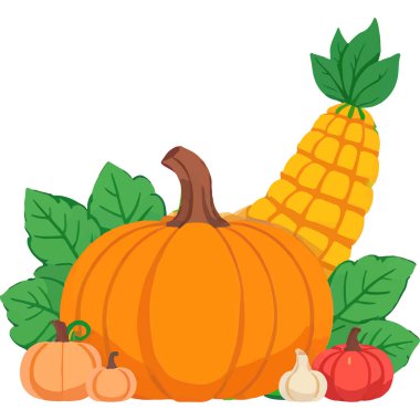 Cornucopia, genellikle Şükran Günü kutlamalarıyla ilişkilendirilen bolluk ve refahı temsil eder..