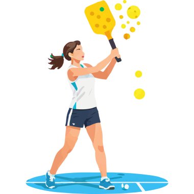 Pickleball, küçük bir sahada hafif bir topla oynanan hızlı bir raket sporudur..