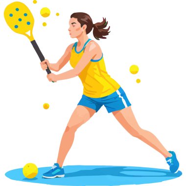 Pickleball, küçük bir sahada hafif bir topla oynanan hızlı bir raket sporudur..