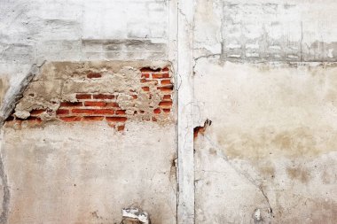 Arka plan için beton çatlamış duvar dokusu                                                                            