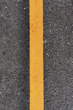 Boş karayolu asfalt yol dokusu. Üstte görüntü.