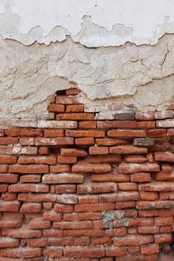 Arkaplan için beton duvar desenli tuğla duvar                                                                                                                         