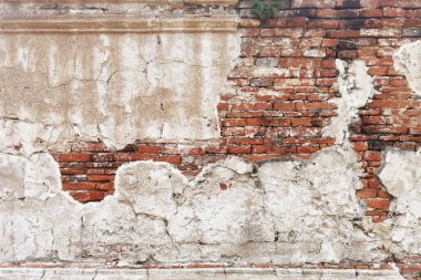 Arkaplan için beton duvar desenli tuğla duvar                                                                                                                         