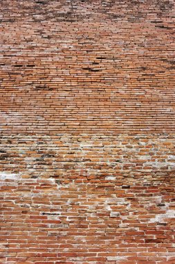 Tuğla duvarların dokusu     