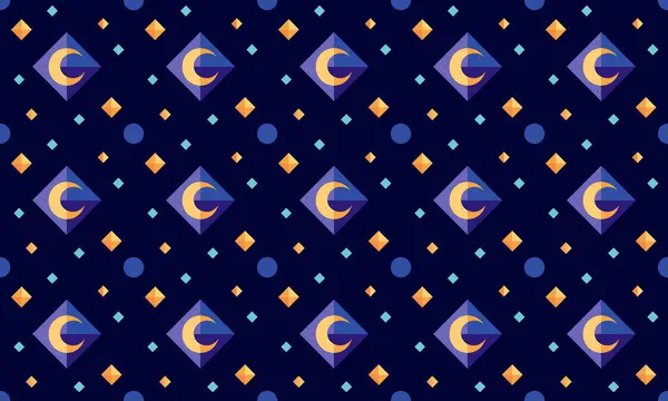 stock image Mystic Moon Geometric Shapes Seamless Pattern for Wallpaper Background