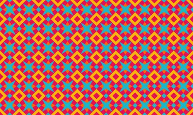 Funky Funk Geometrik Şekilleri Duvar Kağıdı Arkaplanı İçin Kusursuz Desen