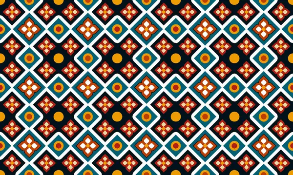 stock image Earthy Vibrance Geometric Shapes Seamless Pattern for Wallpaper Background