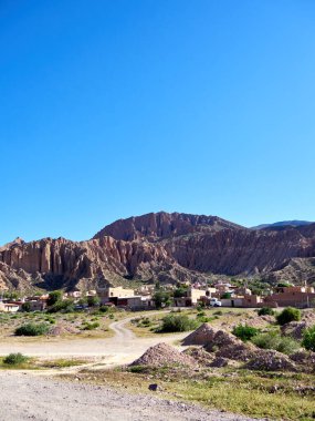 İsrail 'deki Negev Çölü manzarası