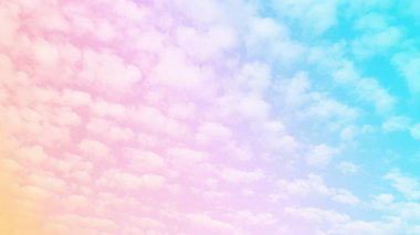 Bulut ve gökyüzü pastel renkli bir arka plan ve duvar kağıdı, soyut gökyüzü arkaplanı tatlı renklerde..