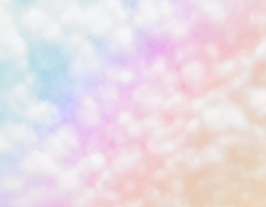 Bulut ve gökyüzü pastel renkli bir arka plan ve duvar kağıdı, soyut gökyüzü arkaplanı tatlı renklerde..