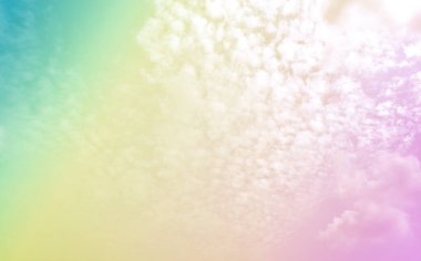 Bulut ve gökyüzü pastel renkli bir arka plan ve duvar kağıdı, soyut gökyüzü arkaplanı tatlı renklerde..