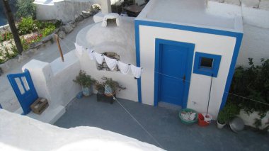 Ropa tendida Greek ece Santorini 