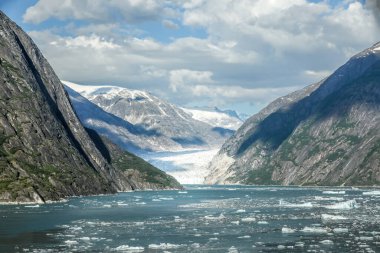 Endicott Buzulu bir Alaska gemisinin iç geçidinde.