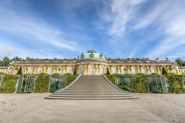 Palace Sanssouci in Potsdam, Germany clipart