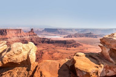 Utah 'taki Ölü At Noktası Eyalet Parkı' nda manzara