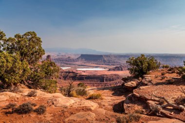 Utah 'taki Ölü At Noktası Eyalet Parkı' nda manzara