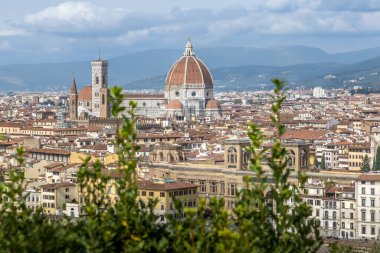 Floransa, Toskana İtalya üzerinde panoramik manzara