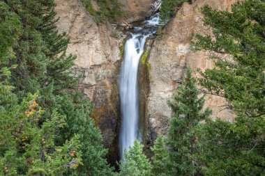 The Tower Fall in the Yellowstone Ulusal Parkı, Wyoming USA