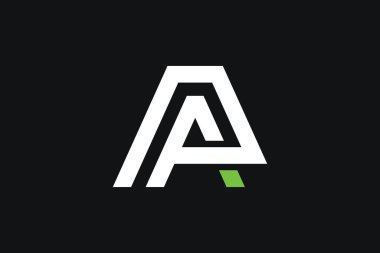 Modern harf bir logo vektör tasarım şablonu. Minimalist harf bir logo kavramı. 