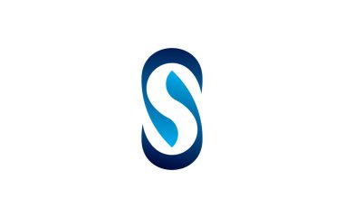 Minimalist harf s damla ve logo vektör tasarım şablonu. Vektörlerin düşüşü ve konum yaratıcı logo tasarımı kavramı. 