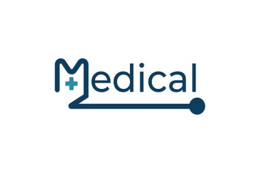 Modern Tıbbi Logo Sağlık Vektör Tasarım Şablonu. Sembol Tıbbi Logo Sağlık Tasarımı 