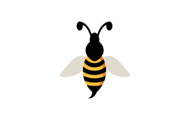 arı logo vektör tasarım şablonu