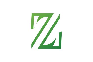 Modern Z harfi logo şablon tasarımı
