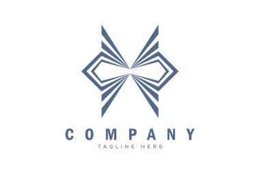 Soyut iş logosu şablon tasarımı