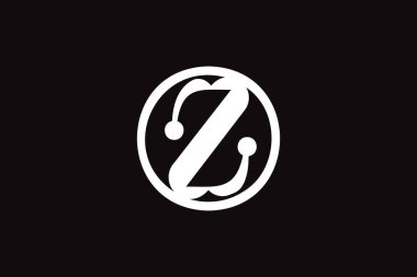 Teknoloji Z Logo şablonu tasarımı