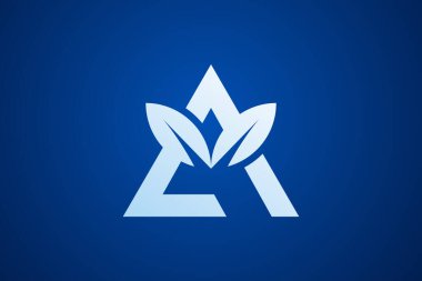 Renkli Yaprak logosu Basit tasarım şablonu