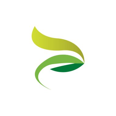 Yaratıcı iş yaprağı logo vektör tasarım şablonu