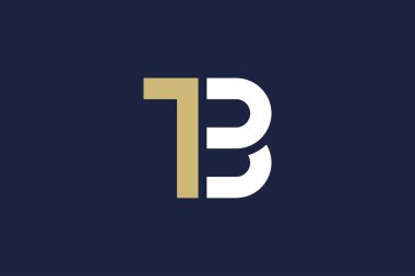 tpb harfi logo ikon vektör tasarım şablonu kavramı
