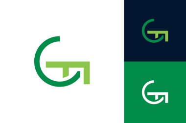c harfi f f f f logo vektör şablon tasarımı kavramı