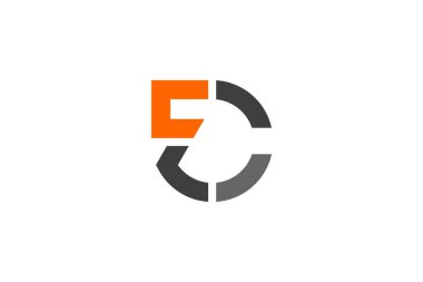 fc logo simgesi vektör tasarım şablonu kavramı