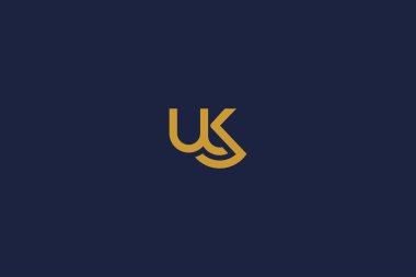vektör ilham logosuna sahip uk logo tasarım şablonu