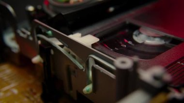 This Retro Television static was filmed using an old tube television set and a macro probe lens.