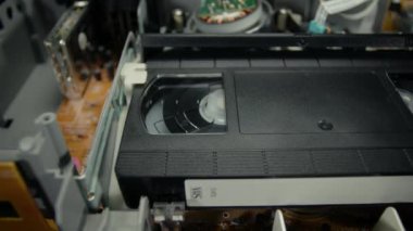 This Retro Television static was filmed using an old tube television set and a macro probe lens.