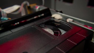 This Retro Television static was filmed using an old tube television set and a macro probe lens.