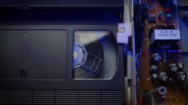 This Retro Television static was filmed using an old tube television set and a macro probe lens.