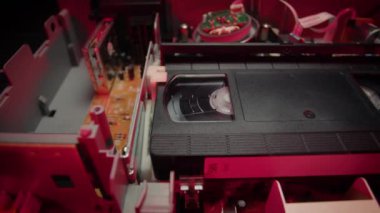 This Retro Television static was filmed using an old tube television set and a macro probe lens.