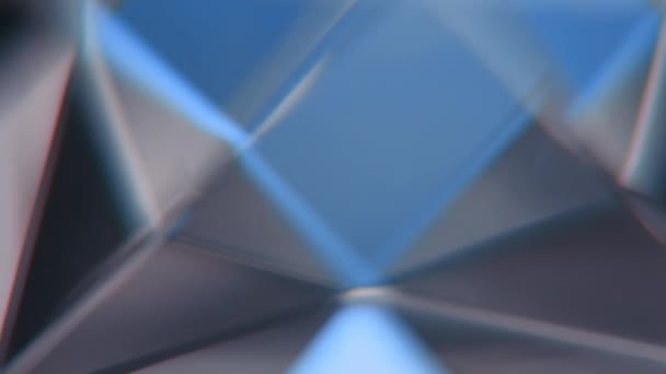 Denna Närbild Diamant Perfekt För Bakgrund Visuell Effekt Eller Coolt — Stockvideo