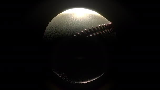 Clean Simple Dynamic Baseball Created Using Adobe Effects Clip Part — Stock Video