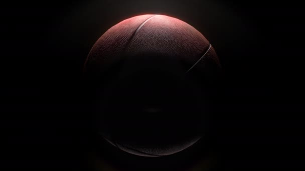 Este Baloncesto Limpio Sencillo Dinámico Fue Creado Usando Adobe Effects — Vídeo de stock