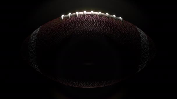 这个干净 简单和动态的Football是使用Adobe Effects创建的 这段视频是其他体育用品配套系列的一部分 — 图库视频影像