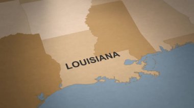 Bu Birleşik Devletler eyalet haritası Birleşik Devletler 'in her birini kapsayan bir koleksiyonun parçasıdır. Adobe Efektlerinde Oluşturuldu.