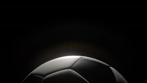 Este Balón Fútbol Limpio Simple Dinámico Fue Creado Usando Adobe — Vídeo de stock