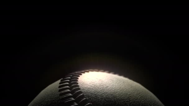 Чистый Простой Динамичный Бейсбол Создан Помощью Adobe Effects Клип Является — стоковое видео