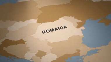 Bu harita birden fazla ülke ve eyaletten oluşan bir koleksiyonun parçasıdır. Adobe Efektlerinde Oluşturuldu.