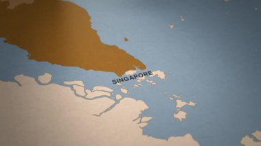 Bu harita birden fazla ülke ve eyaletten oluşan bir koleksiyonun parçasıdır. Adobe Efektlerinde Oluşturuldu.