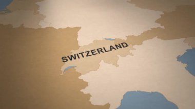 Bu harita birden fazla ülke ve eyaletten oluşan bir koleksiyonun parçasıdır. Adobe Efektlerinde Oluşturuldu.